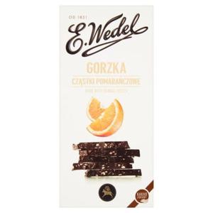 Czekolada Wedel Gorzka czstki pomaraczowe 100g - 2861526381