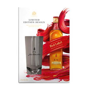 Whisky Red Label Johnnie Walker 0,7l + szklanka highball - 2861526413