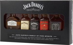 Zestaw Jack Daniel's Family of Fine Spirits miniaturki 5x0,05l - 2861526443