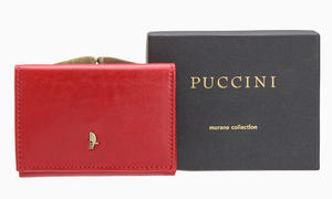 Puccini Masterpiece MU1701 3 portfel damski ochrona kart RFID MU1701 3 - 2826064360