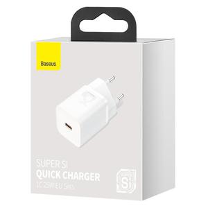 Baseus Super Si 1C szybka adowarka USB Typ C 25W Power Delivery Quick Charge biay (CCSP020102) - 2868701188