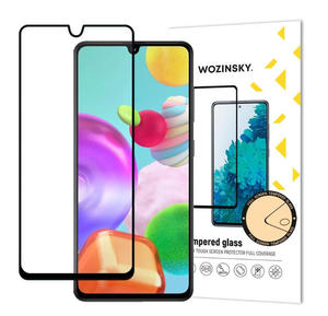 Wozinsky super wytrzymae szko hartowane Full Glue na cay ekran z ramk Case Friendly Samsung Galaxy A41 czarny - 2870287654