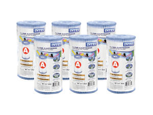 6 x FILTR PAPIEROWY DO POMPY BASENOWEJ TYP A - INTEX 29000 - 2832985908