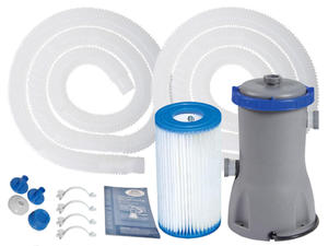 POMPA FILTRUJCA DO BASENU 3028 l/h + FILTR - BESTWAY 58386 - 2832985944