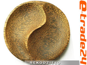 Patera MISA Drewno Kokosowe Rkodzieo 17,5cm Feng Shui - 2827807363