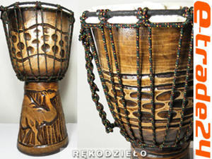 Bbenek Bongos Djembe Drewno Bben 30cm Nastrojony - 2827806732