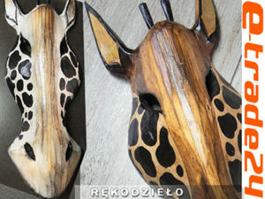 Rzeba Maska 30cm - Drewno Rkodzieo ZEBRA - 2827806902