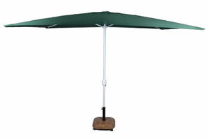 Parasol prostoktny z korb zielony - 2x3m - 2822825140