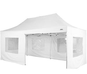 Pawilon ogrodowy 3x6 m, biay namiot handlowy ze ciankami - 2822825515
