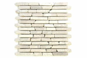 Mozaika kamienna brukowa marmurowa Divero kremowa - 2822827843