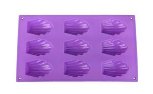 Forma do ciastek muszelki silikonowa violet - 2822831675