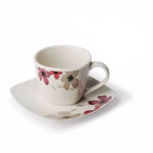 Komplet 2 filianek ze spodkiem 200 ml - Porcelana - 2834586614