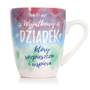 Kubek baryka "Najlepszy dziadek na wiecie" 300ml - 2844959946