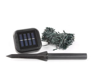 Lampki solarne 200 LED, ciepe biae