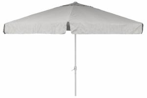 Parasol ogrodowy biay 4m aluminiowy z korbk - 2822821731