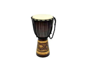 Djembe - indonezyjski bben - wys. 50cm - red. 22 cm - rzebiony - 2822820632