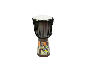 Djembe jamba indonezyjski bben wys. 60cm red. 26 cm malowany - 2822820633