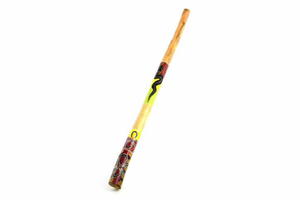 Didgeridoo instrument denaty rcznie malowany w 3 sektorach 130 cm