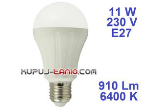 arwka LED Baka (A65) 11W, 230V, gwint E27, barwa biaa - 2825618238