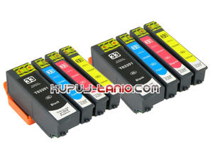 T3357 = 33XL tusze Epson (8 szt. Celto) tusze do drukarek Epson XP-635, Epson XP-640, Epson XP-645, Epson XP-530, Epson XP-630, Epson XP-830 - 2860716998