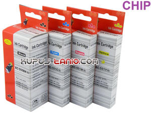 PGI-550PGBK XL - CLI-551 XL tusze do Canon (4 szt z chipami, Arte) tusze do drukarek Canon MG5450, Canon MG5550, Canon MX925, Canon iP7250 - 2860717176