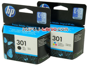 HP 301 Black + Color oryginalne tusze HP Deskjet 2540, HP Deskjet 1510, HP Deskjet 1000, HP Envy 5530, HP Officejet 4630, HP Deskjet 3050A - 2871979604