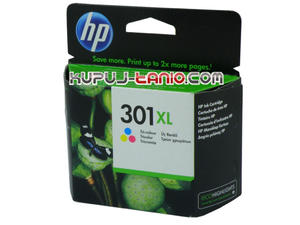 HP 301XL Color oryginalny tusz HP Deskjet 1050, HP Deskjet 2540, HP Deskjet 1510, HP Deskjet 1000, HP Envy 5530, HP Officejet 4630 - 2860717257