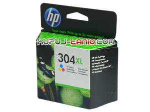 HP 304XL Color oryginalny tusz HP Deskjet 2633, HP Envy 5030, HP Deskjet 3720, HP Deskjet 2632, HP Deskjet 2620, HP Deskjet 2630 - 2860717322