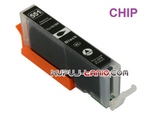 CLI-551BK XL tusz do Canon (z chipem, Celto) tusz Canon MX925, Canon MG5550, Canon iP7250, Canon MG5650, Canon MG5450 - 2825617496