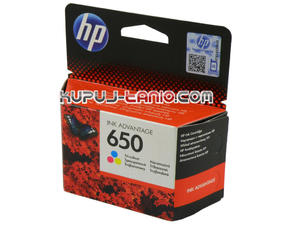 HP 650 Color oryginalny tusz do HP Deskjet Ink Advantage 2545, HP Deskjet Ink Advantage 4515, HP Deskjet Ink Advantage 4645 - 2825617997