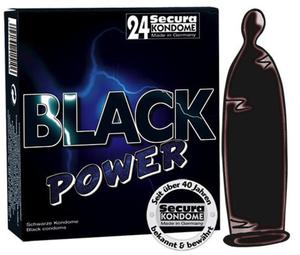 KOMPLET 24 PREZERWATYW BLACK POWER PL-NN - 2823877816
