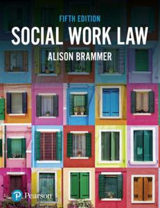 SOCIAL WORK LAW ALISON BRAMMER NOWA - 2862565076