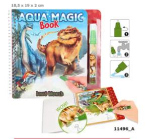 ZESTAW DINO AQUA MAGIC Z FLAMASTREM NOWA - 2867273471