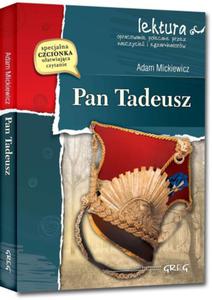 PAN TADEUSZ Z OPRACOWANIEM ADAM MICKIEWICZ NOWA - 2867278564