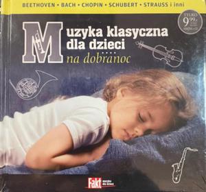 MUZYKA KLASYCZNA DLA DZIECI NA DOBRANOC CD NOWA - 2867279229