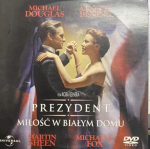 PREZYDENT MIO W BIAYM DOMU DVD DOUGLAS BENING - 2867280802