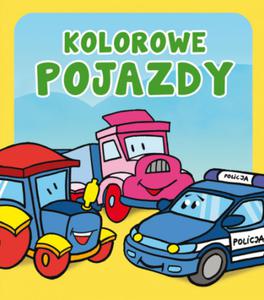 KOLOROWE POJAZDY PIANKI DLA DZIECI NOWA - 2868106418