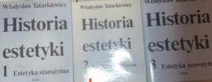 HISTORIA ESTETYKI 1 2 I 3 WADYSAW TATARKIEICZ - 2869070089