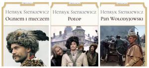 HENRYK SIENKIEWICZ TRYLOGIA OGNIEM I MIECZEM POTOP PAN WOODYJOWSKI FILMOWA - 2877804197