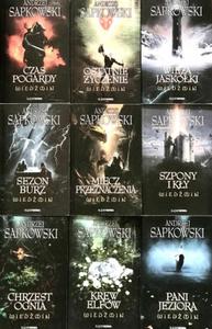 A SAPKOWSKI WIEDMIN X9 SEZON KREW CZAS CHRZEST WIEA SZPONY GERALT CAO - 2877804358