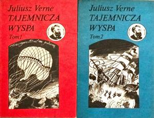 TAJEMNICZA WYSPA TOM 1 I 2 JULIUSZ VERNE - 2877806618