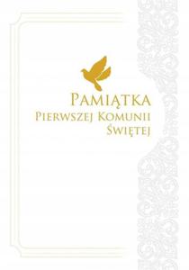 PAMITKA PIERWSZEJ KOMUNII WITEJ A4 ZIELONA SOWA - 2877807446