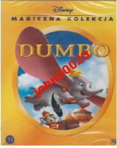 DUMBO.MAGICZNA KOLEKCJA 33.DISNEY,DVD.FOLIA