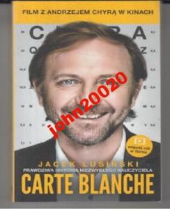 CARTE BLANCHE.JACEK LUSISKI.NOWA - 2855394624