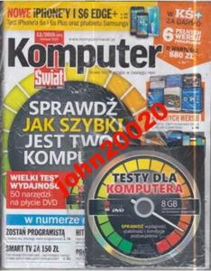 12/2015 KOMPUTER WIAT + DVD TESTY DLA KOMPUTERA - 2855396742