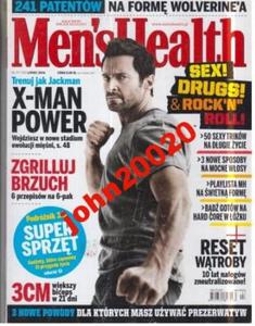 7/2014 MEN`S HEALTH..HUGH JACKMAN -TRENING - 2855399873