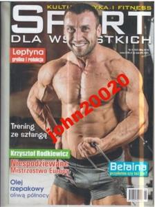 5/2016 KULTURYSTYKA I FITNESS SPORT DLA WSZYSTKICH - 2855400100