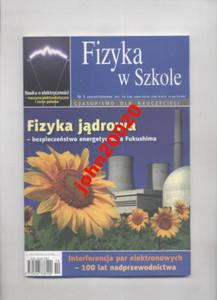 FIZYKA W SZKOLE 5/2011.FIZYKA JDROWA, - 2855402694