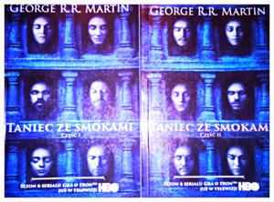 TANIEC ZE SMOKAMI 1-2 GEORGE R R MARTIN NOWE 1300 STRON - 2860124673