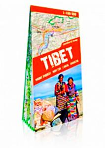 TYBET LHASSA MOUNT EVEREST MAPA 1:400000 TREKKING - 2860125508